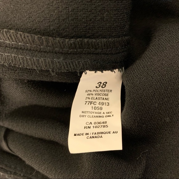 Carriere Studio Designer dress slacks size 38 (8)  made in Canada - Picture 4 of 5